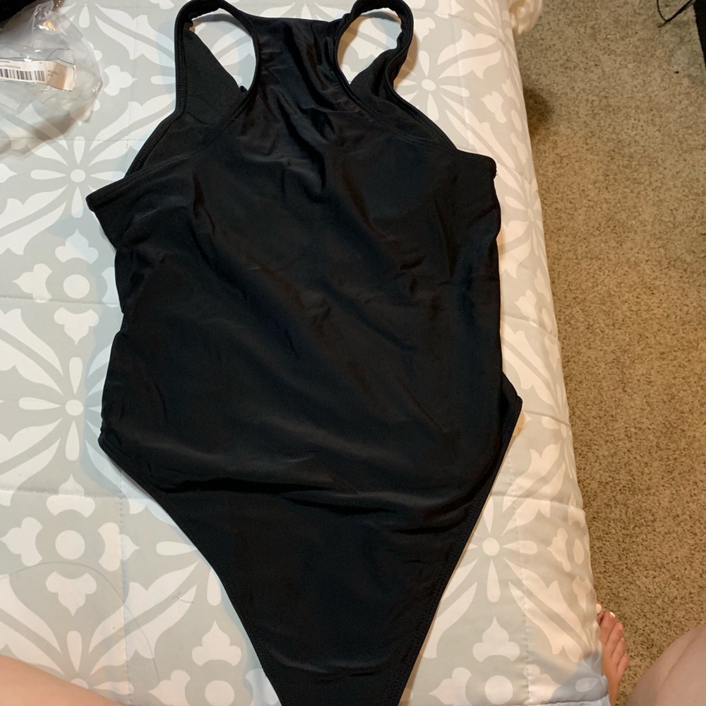Mesh Swimsuit With Zipper
